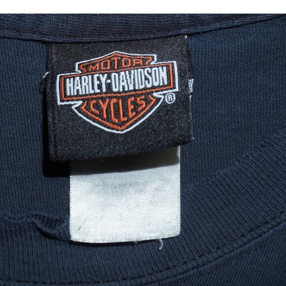 Vintage Harley-Davidson Hutchins Yucca Valley California– Biker Graphic L - Picture 2 of 3